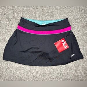 Fila Color Blocked Skort with Pink Accent